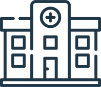 healthcare building icon